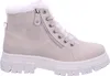 A single cream-colored boot with white fur trim and a thick white sole is shown against a white background. Anteprima dell’immagine prodotto