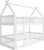 okwish Lit superposé 90x200 cm avec escalier, lit mezzanine Voir les images du produit 3