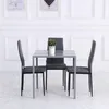 Stół jadalny HOMCOM 75 x 75 cm, kwadratowy stół kuchenny Podgląd zdjęcia produktu 6