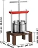 A fruit press with dimensions indicated by measurement lines. Náhľad obrázku produktu
