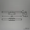 LED Spiegelleuchte LED Spiegellampe Badlampe Produktbild-Vorschau 6