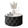 CHESTERFIELD 70 cm runder gepolsterter Couchtisch, Jasmine Produktbild-Vorschau 3