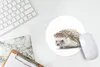 MuchoWow® Mauspad Mousepad Igel - Tiere - Weiß 20x20 cm - Produktbild-Vorschau 5