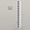 HOMCOM Mobile Libreria Porta CD a 12 Ripiani per 204 CD, Anteprima dell’immagine prodotto 3