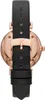 Emporio Armani Damen Armbanduhr  Schwarz / Roségold  Produktbild-Vorschau 2