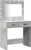 A makeup vanity table with a mirror and lights. Náhled obrázku produktu