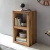 WOHNLING Sheesham Standregal Massiv mit 2 Böden Massivholz Produktbild-Vorschau 16
