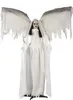Gevallen engel, animatronic decoratiefiguur, 120 x 170 cm Productafbeelding-voorbeeld 2