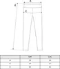 Pantalones deportivos de mujer, aislados con pelo, modelo Vista previa de la imagen del producto 13