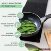 Wok 20 cm z aluminium z nieprzywierającą powłoką ceramiczną Podgląd zdjęcia produktu 3