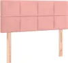 Boxspringbett mit Matratze & LED Rosa 120x200 cm Samt Produktbild-Vorschau 7