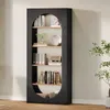 Bücherregal, 5-stöckig Standregal, 180 cm Regal, gewölbt, Produktbild-Vorschau 1