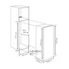 Heinner HFF-BIM212NFCE++ Einbau-Gefrierschrank 212 L, Produktbild-Vorschau 4
