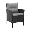 SVITA DALLAS Polyrattan Gartenmöbel Set 4-teilig 2 Sessel Produktbild-Vorschau 3
