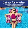 Aufblasbarer Pool Schwimmsessel Pink Wasser Hängematte Produktbild-Vorschau 2