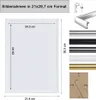 Photo Style Kunststoff Bilderrahmen Fotorahmen Wanddeko Produktbild-Vorschau 2