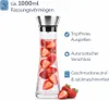 HI Carafe à eau avec bec verseur Transparent 1,2 L Voir les images du produit 21