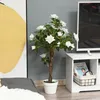 Outsunny : grand rosier artificiel de 90 cm, plante Voir les images du produit 2