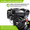 A close-up view of a Briggs & Stratton CR950 engine, with marketing text overlays. Produktbild-Vorschau