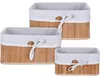 3er Set Aufbewahrungskörbe aus Bambus beige Produktbild-Vorschau 5