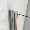 Duschtür 90x197cm Duschdrehtür 6mm Nano-Glas Schwingtür Produktbild-Vorschau 4