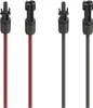 Hama 00223902, Kabel, Schwarz, Rot, 4 mm², IP65, MC4, 5 m Produktbild-Vorschau 2