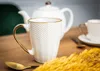 Siaki Collection Becher Queen 370 ml aus Keramik weiß/gold Produktbild-Vorschau 2