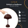 Luxus - Tischlampe Touch Deluxe - Josephine - Rot - H30 x Produktbild-Vorschau 2