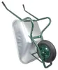 Matrix Schubkarre 100l 250kg Luftrad Bauschubkarre grün Produktbild-Vorschau 4