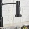Küchenarmatur Schwarz 360° Wasserhahn Ausziehbar Brause Produktbild-Vorschau 6