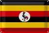 Blechschild Flagge Uganda 30x20cm Flag of Uganda Produktbild-Vorschau 1