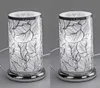 2er Set Tischlampen Leuchten BLÄTTER H. 24cm D. 15cm mit Produktbild-Vorschau 2