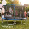 tectake® Trampolin Jumpy Ø 366 cm, GS- mit Sicherheitsnetz Produktbild-Vorschau 8