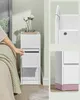 VASAGLE Nachttisch, schmal, Beistelltisch mit 2 Schubladen, Produktbild-Vorschau 5