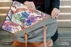 MuchoWow® Laptop Hülle 17 Zoll Laptoptasche Blumen - Produktbild-Vorschau 7