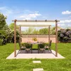 PRIMEYARD Pergola 3x3 m gazebo da giardino con tetto Anteprima dell’immagine prodotto 4