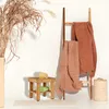 Relaxdays Badhocker aus Bambus, Sitzhocker mit extra Produktbild-Vorschau 2