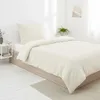 Ripp-Bettwäsche 135x200 cm Offwhite – Kuschelig weiche Produktbild-Vorschau 1