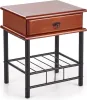 A single nightstand with a drawer and a lower shelf, shown from a 3/4 angle. Náhled obrázku produktu