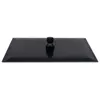 A black rectangular shower head on a white background. Produktbild-Vorschau