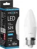 Mexen Nova LED-Glühbirne E27, C37, 5W, Kalt - 6500K, 525 lm Produktbild-Vorschau 1
