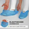 Schuhüberzieher Einweg Stark, Blaue CPE Überziehschuhe, Produktbild-Vorschau 5