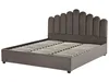 BELIANI Polsterbett Taupe Samtstoff 180 x 200 cm Produktbild-Vorschau 6