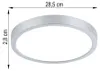 Plafoniera LED, acciaio argentato, bianco, P 28,5 cm Anteprima dell’immagine prodotto 9
