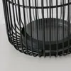 Metalllaterne mit Glaseinsatz 14 - 20 cm CINDY Produktbild-Vorschau 5