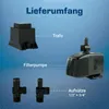Wasserpumpe 12 V – 1000 L/H | 17 Watt | 7m Kabel | 170 cm Produktbild-Vorschau 4