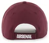 '47 Brand Cap EPL Arsenal FC '47 MVP Dark Maroon Produktbild-Vorschau 3