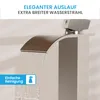Badarmatur Tamina hoch - Edelstahl gebürstet | Wasserfall Produktbild-Vorschau 2