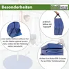 Pole Dance Matte 5 cm Ø 120cm blau Tanzstangenmatte Matte Produktbild-Vorschau 3
