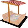 Spruzzino per sabbiera in legno Baby Mix 120x120 cm rosso e Anteprima dell’immagine prodotto 2